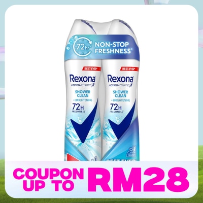 REXONA Shower Clean Spray  2x135ml