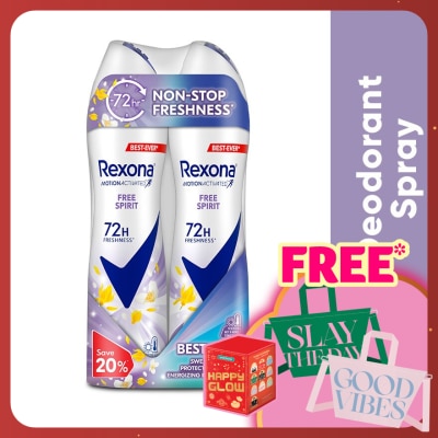 REXONA Rex Free Spirit Spray  2x135ml