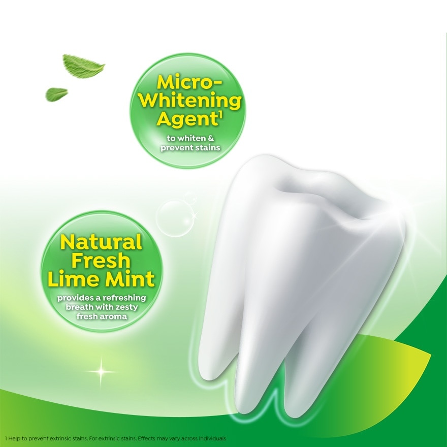 Toothpaste All Shiny White Lime Mint 2X140g