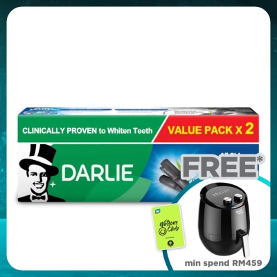 DARLIE All Shiny White Charcoal Clean Toothpaste 2 x 140g