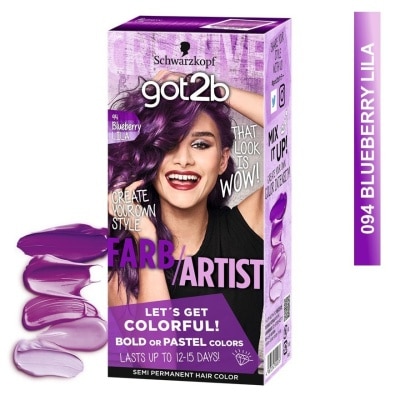 SCHWARZKOPF GOT2B FARB/ARTIST 094 Blueberry Lila Color 1S