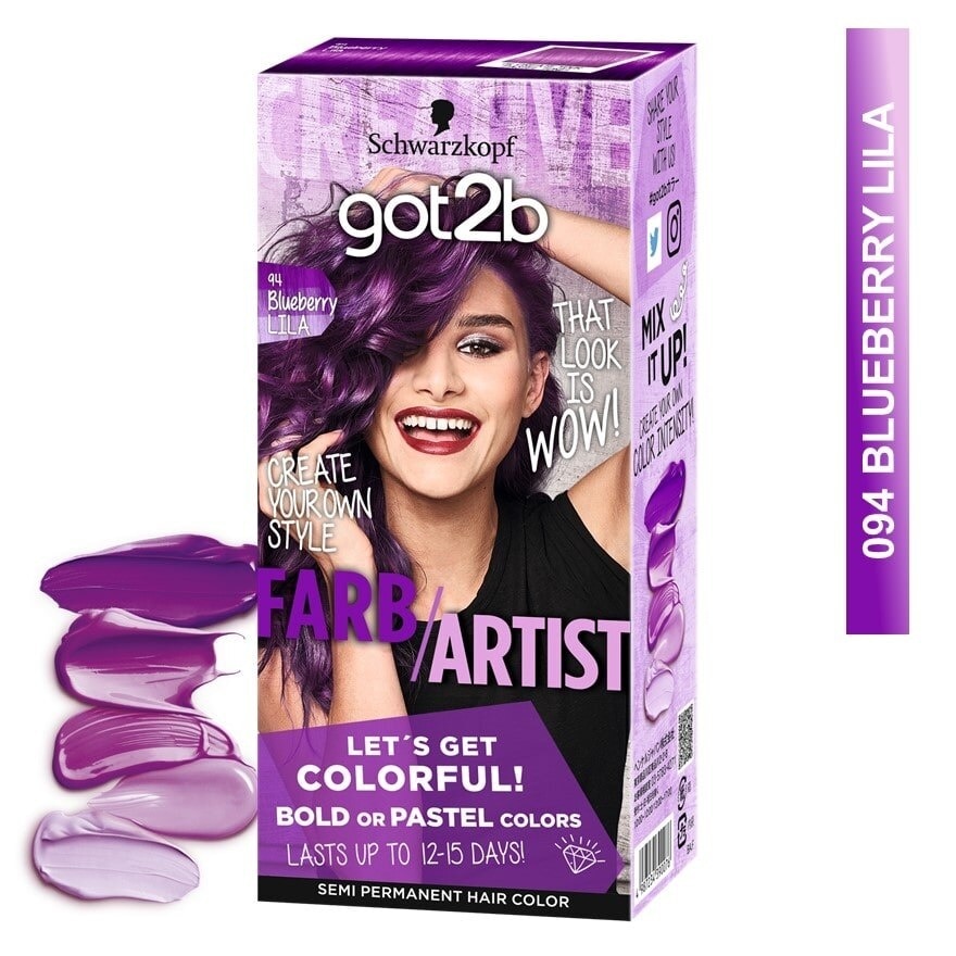 GOT2B FARB/ARTIST 094 Blueberry Lila Color 1S