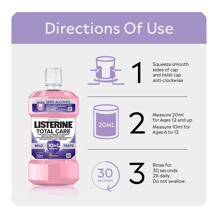 Listerine Total Care Mild Taste 250ml