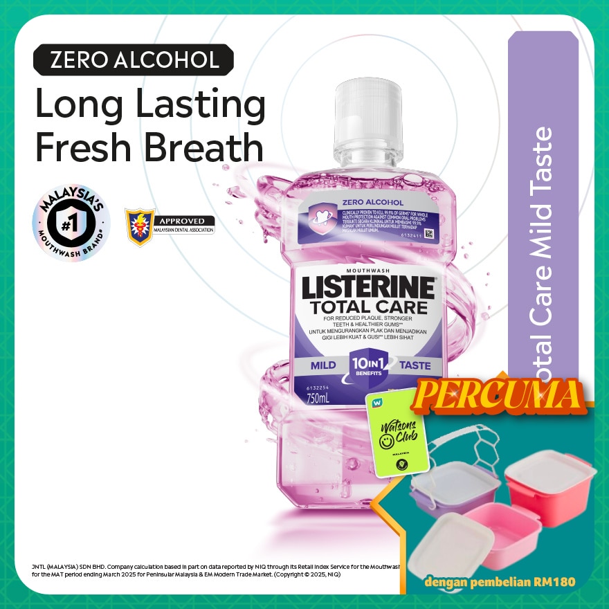 Listerine Total Care Mild Taste 750ml