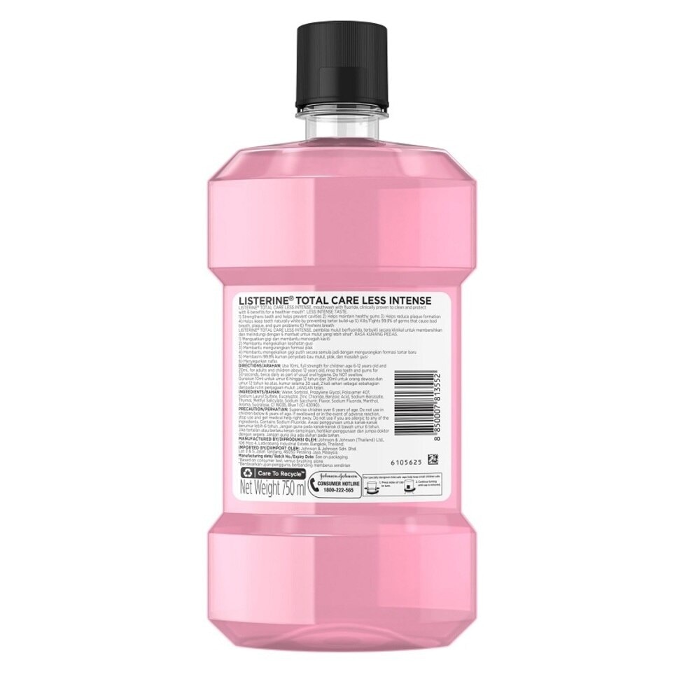 Listerine Total Care Mild Taste 750ml