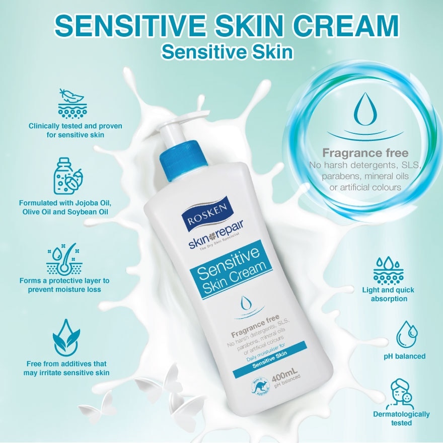 Sensitive Skin Cream 2 x 400ml