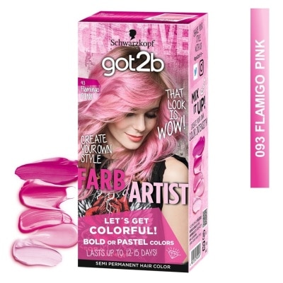 SCHWARZKOPF GOT2B FARB/ARTIST 093 Flamingo Pink Color 1S