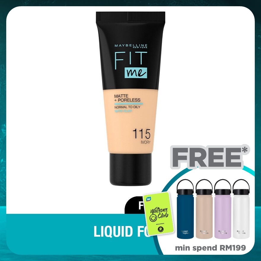 MAYBELLINE Fit Me Matt & Poreless Tube 18ml