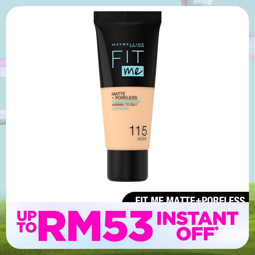 MAYBELLINE Fit Me Matt & Poreless Tube 18ml