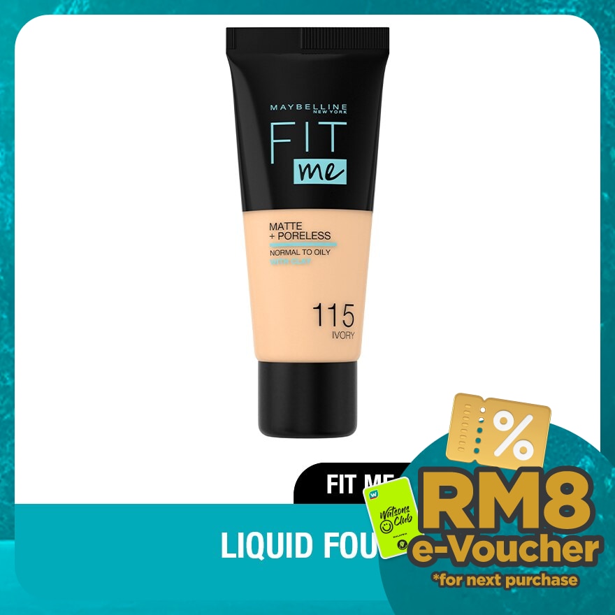 MAYBELLINE Fit Me Matt & Poreless Tube 18ml