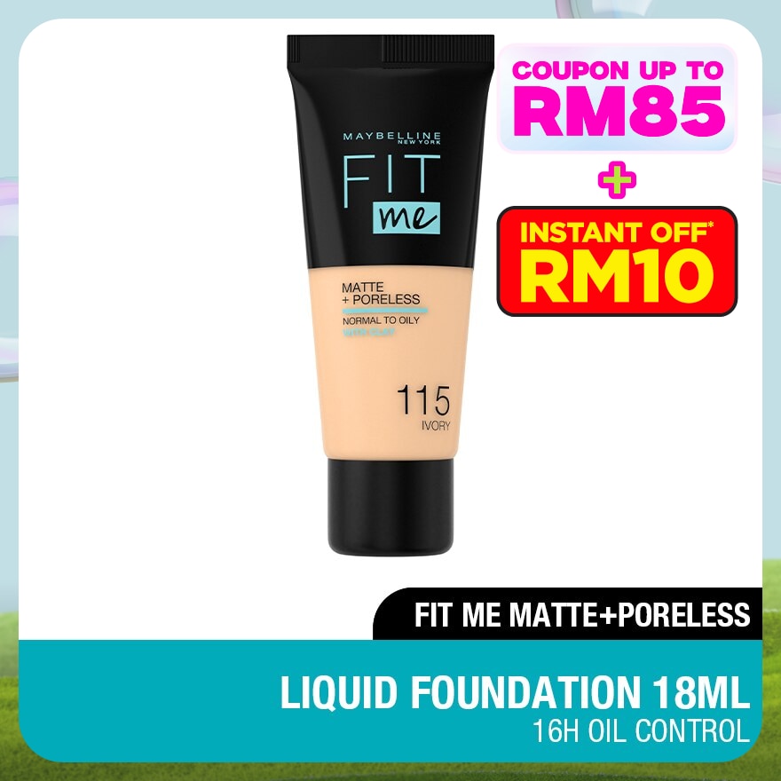 MAYBELLINE Fit Me Matt & Poreless Tube 18ml