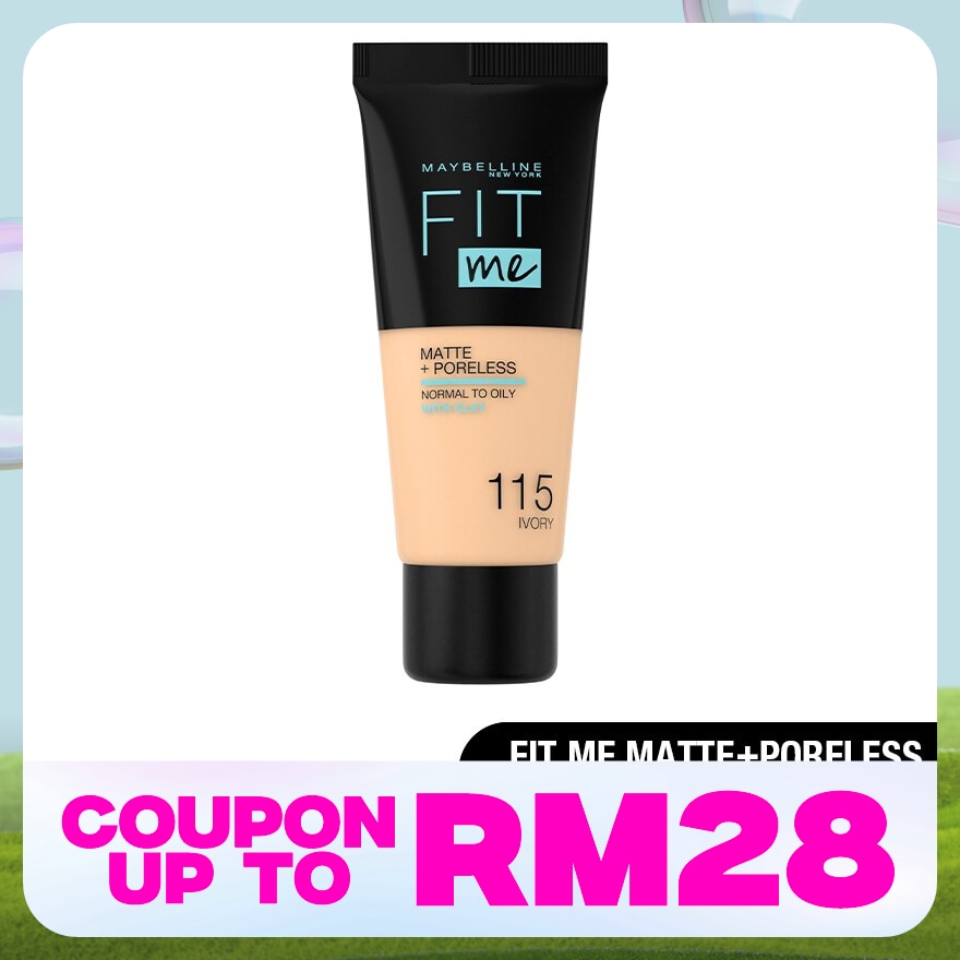 MAYBELLINE Fit Me Matt & Poreless Tube 18ml