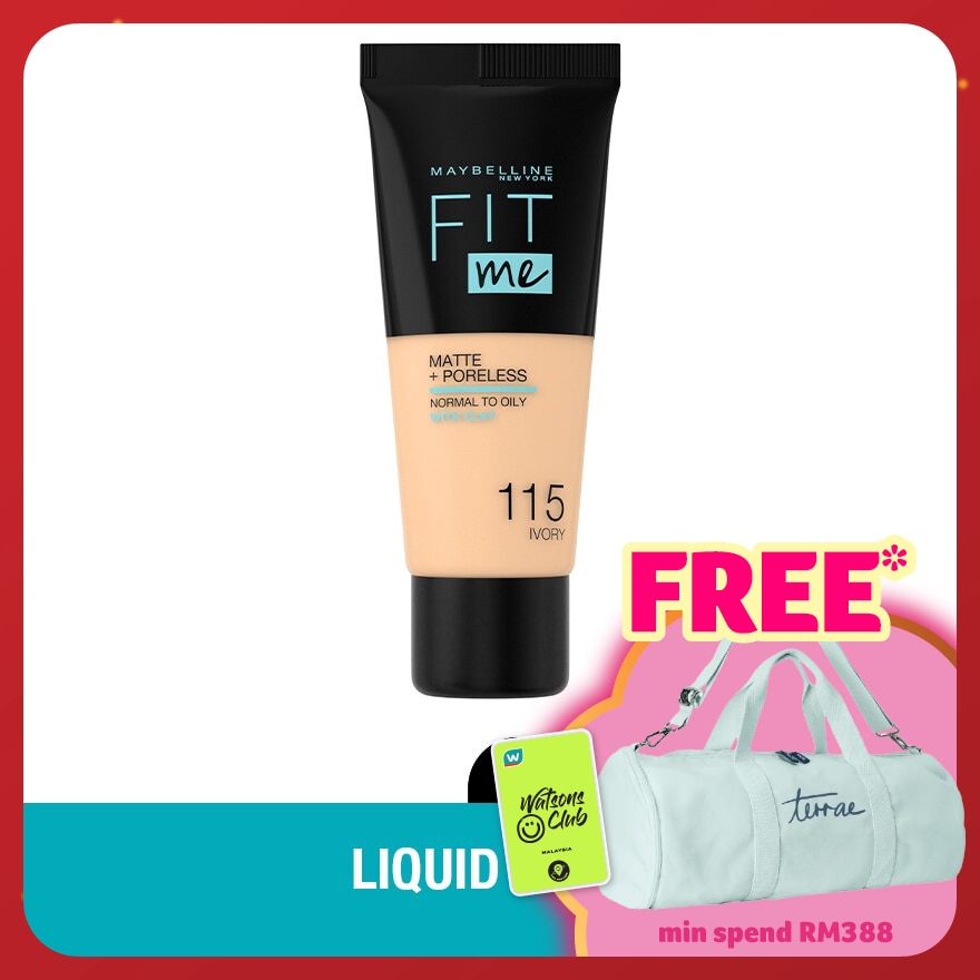 MAYBELLINE Fit Me Matt & Poreless Tube 18ml