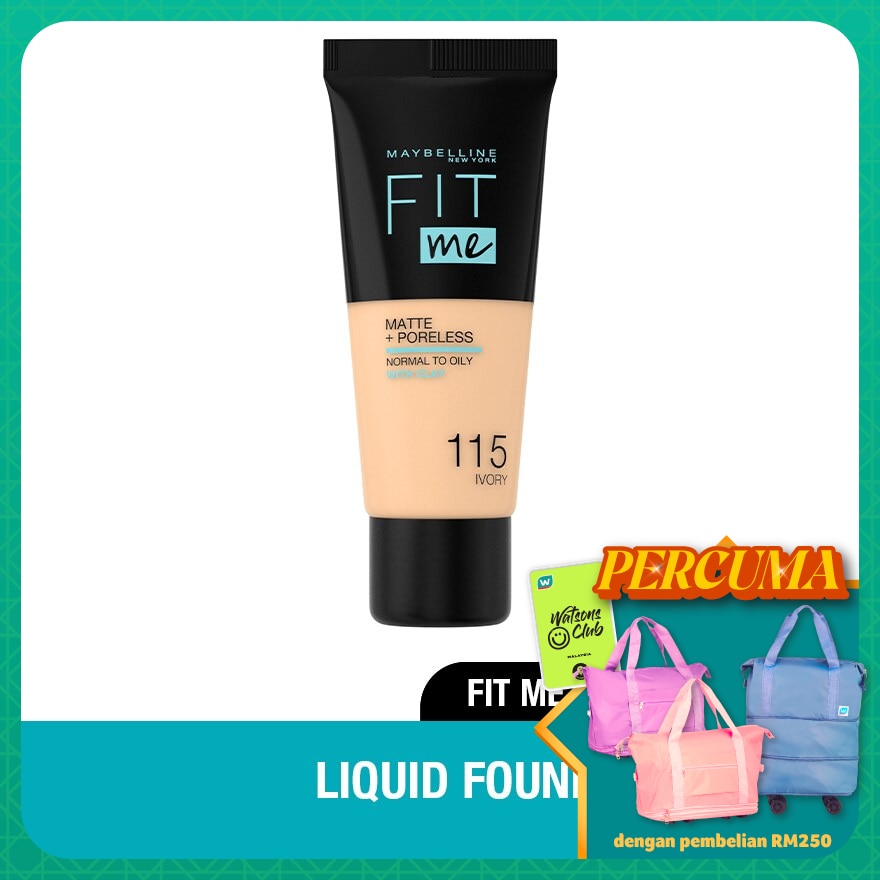 MAYBELLINE Fit Me Matt & Poreless Tube 18ml