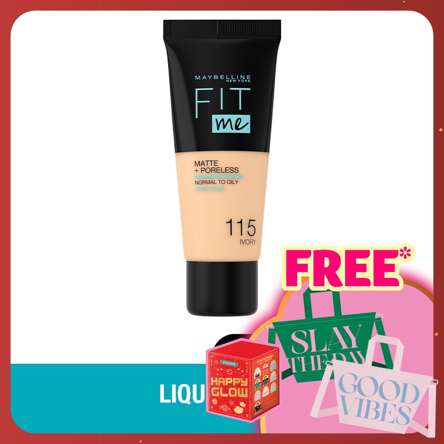 MAYBELLINE Fit Me Matt & Poreless Tube 18ml