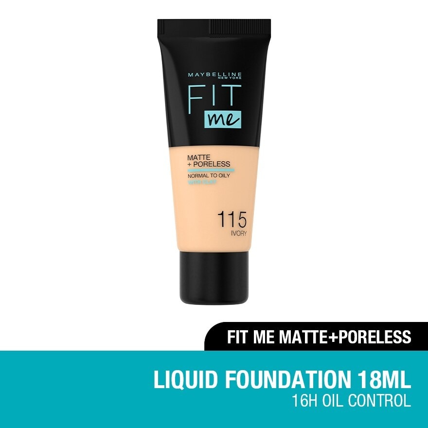 MAYBELLINE Fit Me Matt & Poreless Tube 18ml