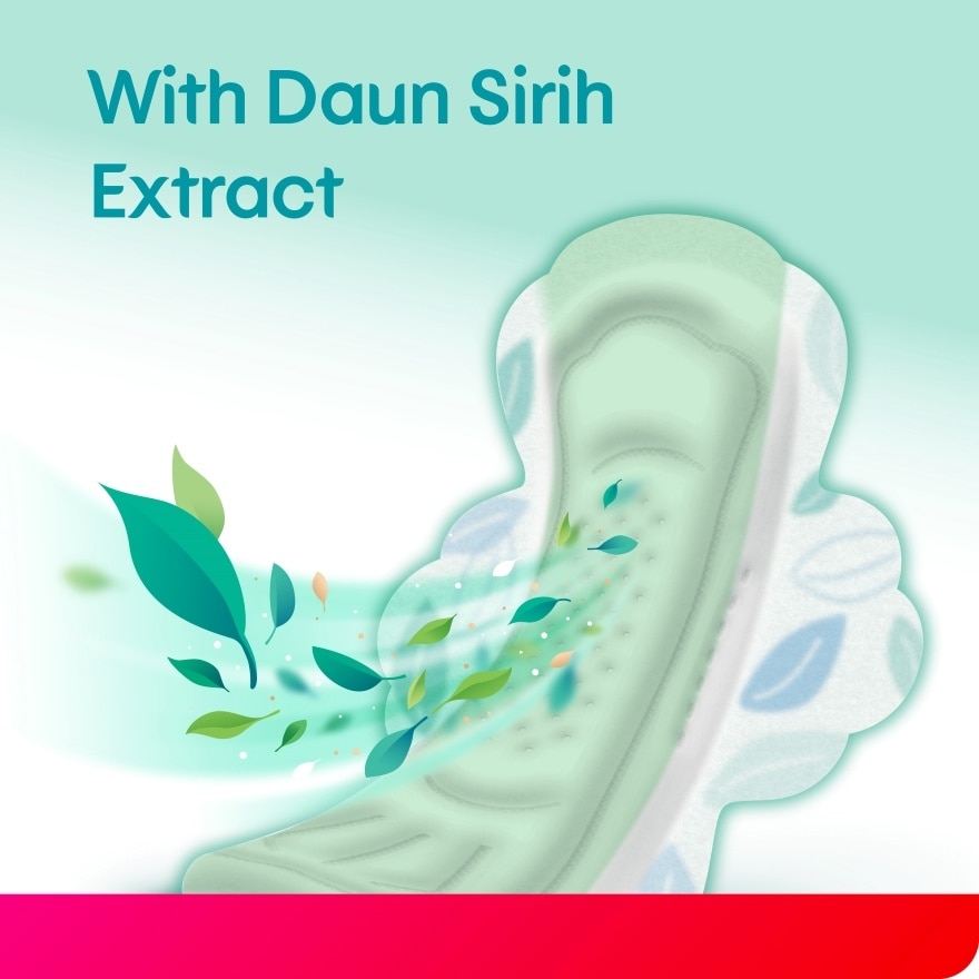 Biocare Anti-Bacteria Overnight Wing Pad 32cm (12s) - Sanitary Pad With Odor Care