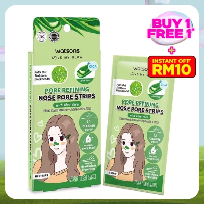 WATSONS Aloe Vera Nose Pore Strip 10's