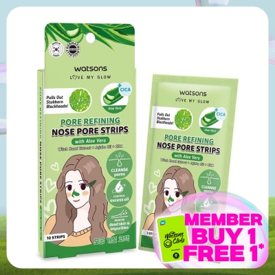 WATSONS Aloe Vera Nose Pore Strip 10's