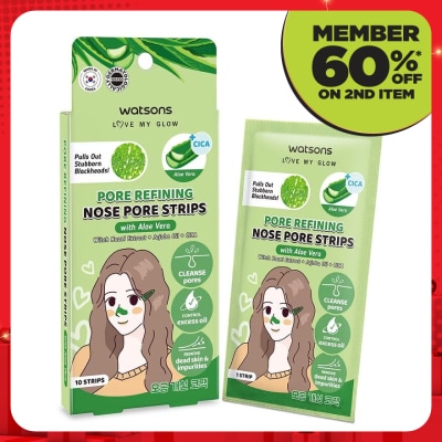 WATSONS Aloe Vera Nose Pore Strip 10's