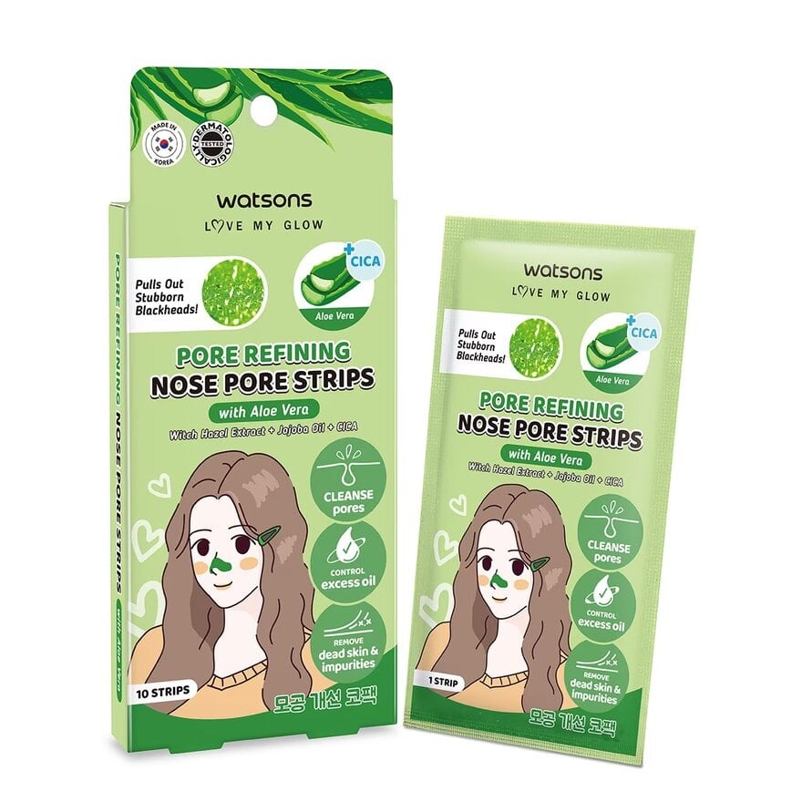 Aloe Vera Nose Pore Strip 10's (EXP: 1 MAY 2027) image