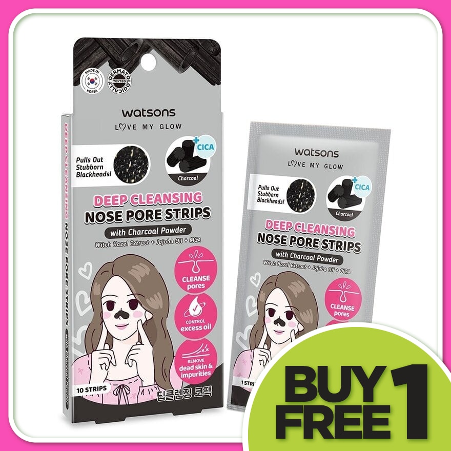 Charcoal Nose Pore Strip 10's