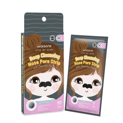 WATSONS Charcoal Nose Pore Strip 10's