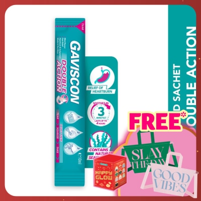 GAVISCON Heartburn & Indigestion Relief Double Action Sachet 10ml