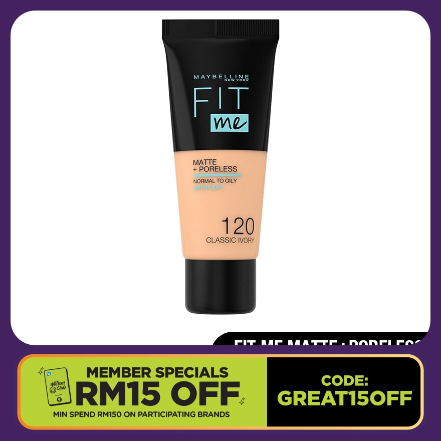 Fit Me Matte Foundation 18ML TUBE 120 CLASSIC IVOR