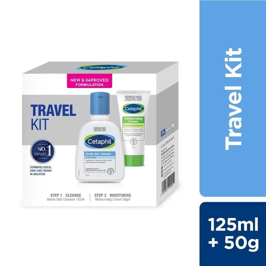 Travel Kit (Cleanser 125ml+Moisturizing Cream 50g)