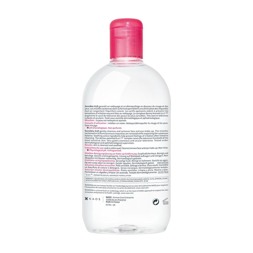 Sensibio H2O (Sensitive Skin) 500ml