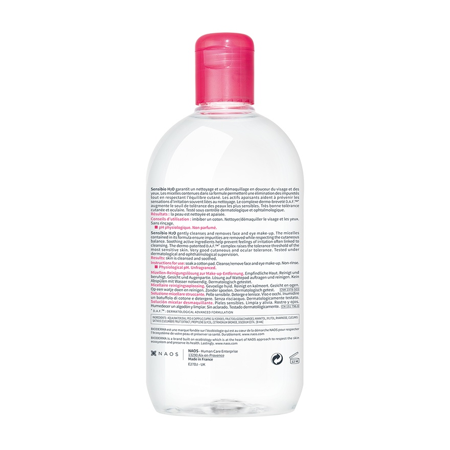 Sensibio H2O Micellar Water (Sensitive Skin) 500ml