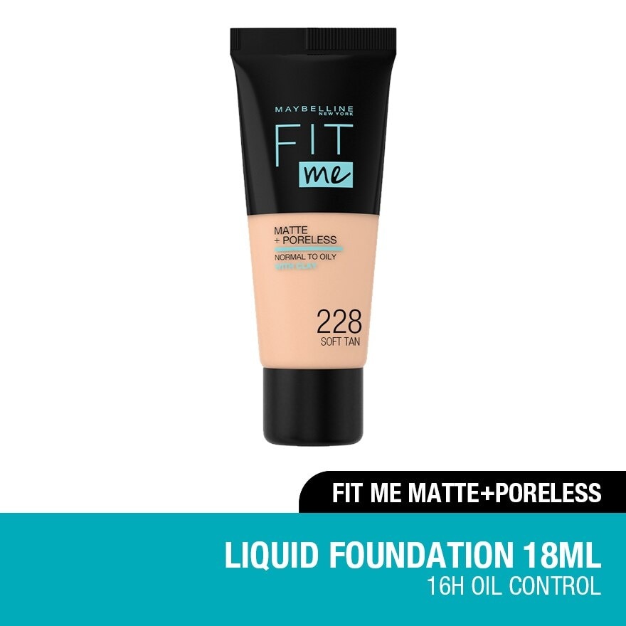 Fit Me Matte Foundation 18ML TUBE 228 SOFT TAN