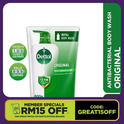 DETTOL Body Wash Refill Original 800ml