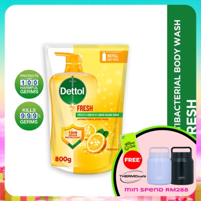 DETTOL - Body Wash Refill Fresh Yuzu Citrus 800ml