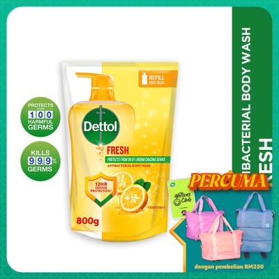 DETTOL - Body Wash Refill Fresh Yuzu Citrus 800ml