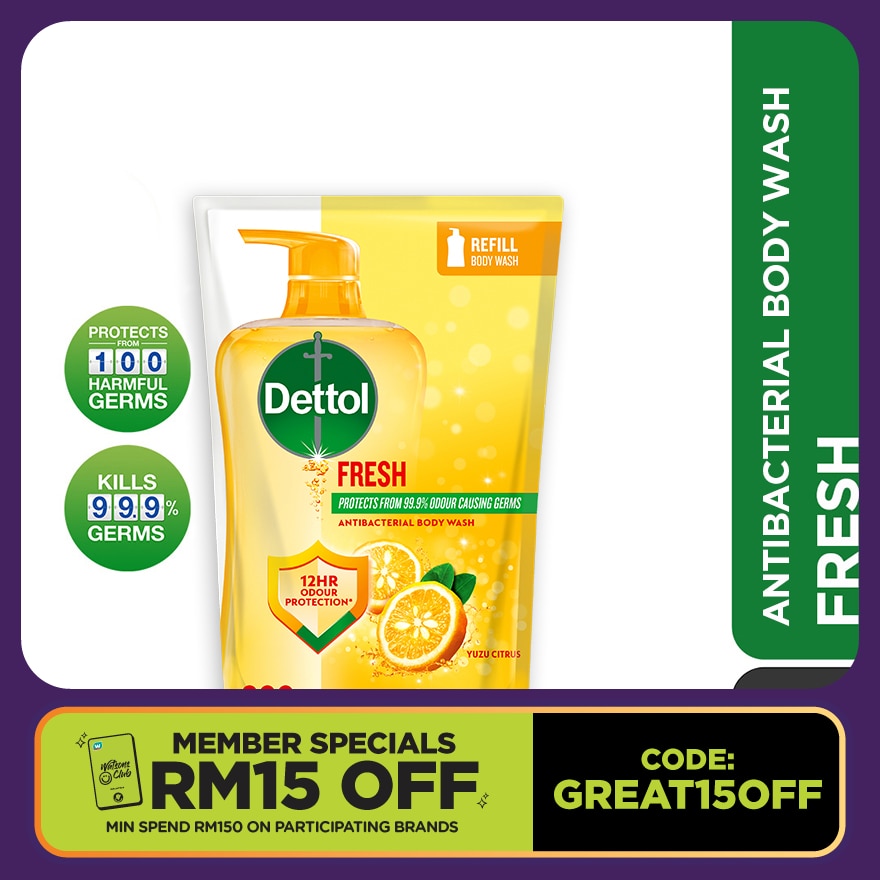 Body Wash Refill Fresh Yuzu Citrus 800ml