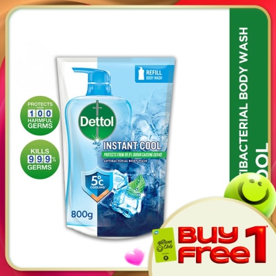 DETTOL - Body Wash Refill Instant Cool Mint & Sea Minerals 800ml