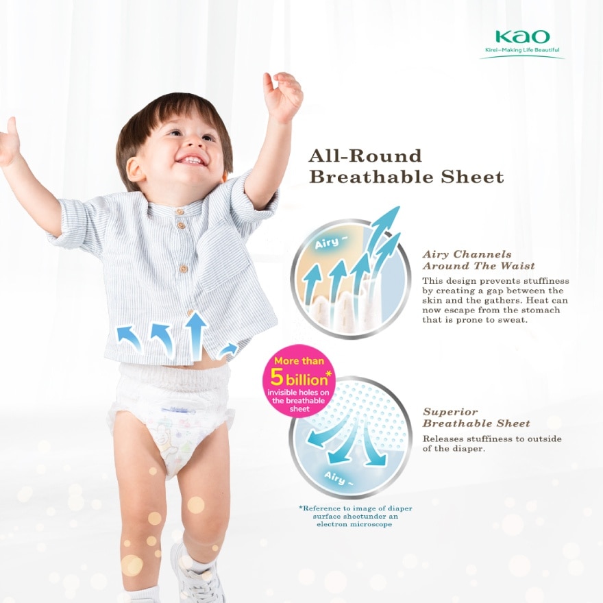 Merries Super Premium Pants Baby Diaper Super Jumbo pack (9-14kg) L 44s