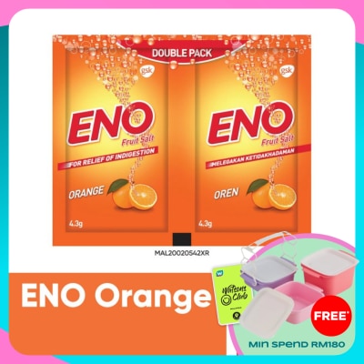 ENO Orange Sachet For Wind & Indigestion Relief 4.3gX2
