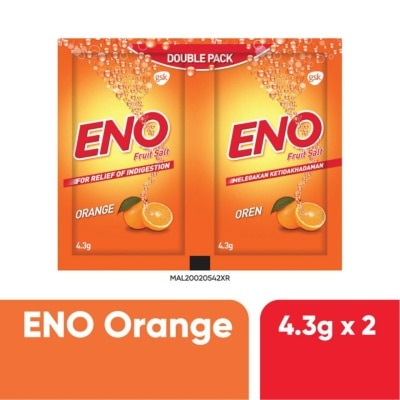 ENO Orange Sachet For Wind & Indigestion Relief 4.3gX2