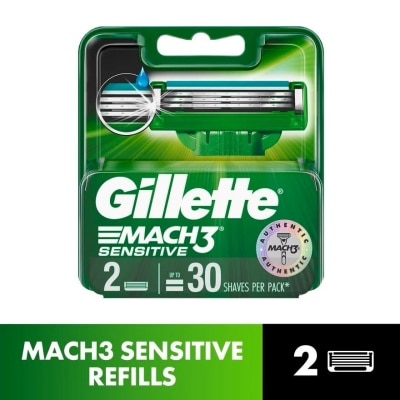 GILLETTE Mach3 Sensitive Refill 2's