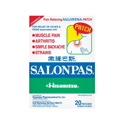 SALONPAS Pain Relieving Patch 20's