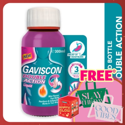 GAVISCON Heartburn & Indigestion Relief Double Action Bottle 300ml