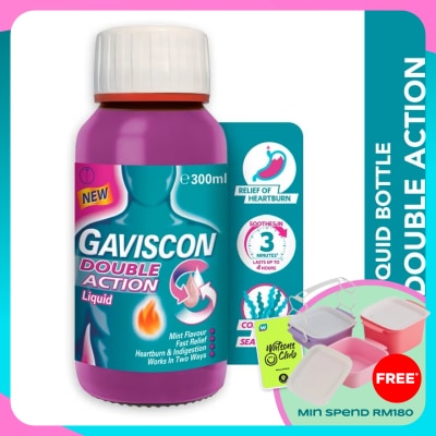 GAVISCON Heartburn & Indigestion Relief Double Action Bottle 300ml