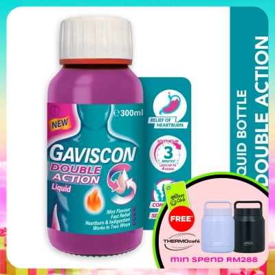 GAVISCON - Heartburn & Indigestion Relief Double Action Bottle 300ml