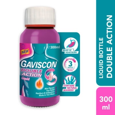 GAVISCON Heartburn & Indigestion Relief Double Action Bottle 300ml