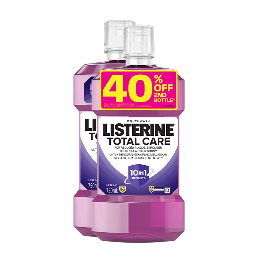 Listerine Total Care 750ml Twin Pack