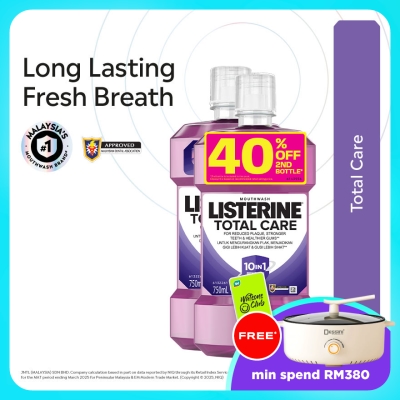 LISTERINE - Listerine Total Care 750ml Twin Pack image