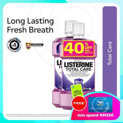 LISTERINE Listerine Total Care 750ml Twin Pack image